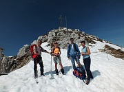 In RESEGONE su neve primaverile da Fuipiano Imagna il 17 aprile 2013 - FOTOGALLERY